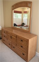 OAK DOUBLE DRESSER