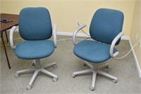 3 SWIVEL OFFICE CHAIRS