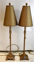PAIR TALL TABLE LAMPS