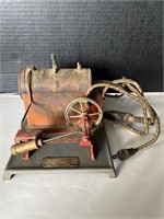 Vintage weeden toy steam engine