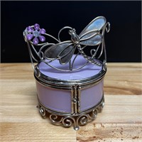 Dragonfly 2 Compartment Jewelry/Trinket Box