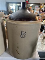 Antique 5 gallon crock jug