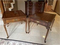 Pair of Wellington Hall end tables