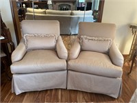 Pair of Pearson upholstered chairs