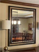 Large decorative wall mirror