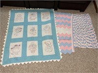 3 - handmade baby blankets
