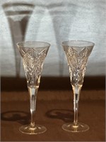 2 - Waterford Crystal flutes