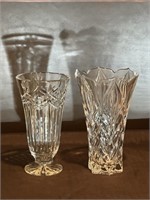 2 - crystal vases