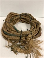 Sisal rope. Approximately 95 ft