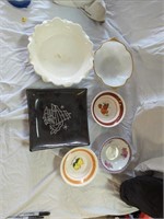 Bowls and serving plate
