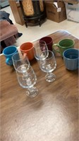 Wine glasses(4)/ mugs (5)