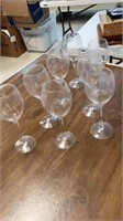 8/ wine glasses etched