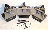 (3) AV AmpliVox Portable Sound Systems