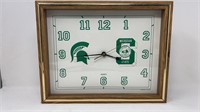 1980s Michigan State MSU World Clock