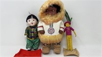 Vintage Souvenir Dolls Regal Canada First Nations