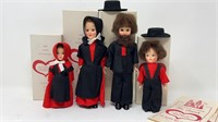 7” & 3” Lancaster Amish Dolls Doll Family
