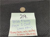 1858 Flying Eagle 1 cent