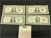 Silver Certificates, $2 bill