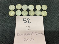 (12) Roosevelt Dimes