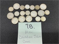 Misc. Canadian Silver Coins