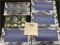 (5) 1997 U.S. Mint Sets