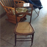 Cane bottom chair