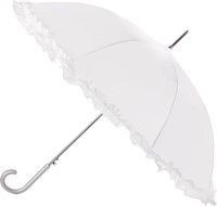 Open Ruffle Stick Umbrella