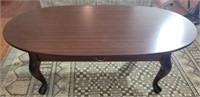 Particle board and wood legs coffee table