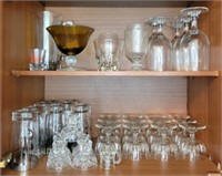 Estate lot of Glassware