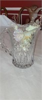 Lead crystal pitcher