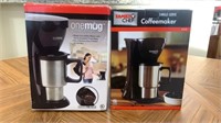 Two Single Serve Coffee Makers