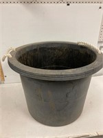 Poly yard bucket. 16” deep. 20” across