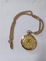 Sheffield Made in Austria Gold Tone Pocket Watch