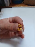 Marked J. Hewitt Inc. Gold Tone Earrings