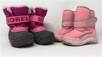 Kids Winter Boots Sorel sz 10 Tundra sz 8