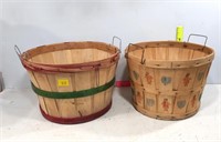 2 Apple Baskets