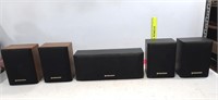 5 Pioneer Speakers-untested