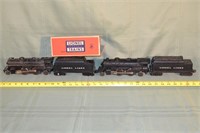 2 Lionel 027 Scale 2-4-2 steam locomotives with te