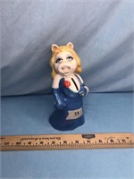 Vintage Porcelain Miss Piggy Bank