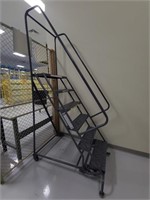 Rolling Step Ladder-92x48x26"