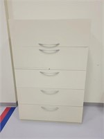 5 Drawer Lateral File Cabinet-42x19x65"
