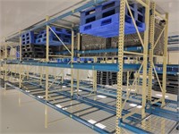 8 Sections of Pallet Racking 12'hx42"Dx76'