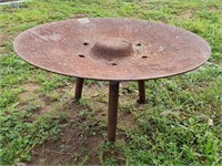 Weathered Iron Firepit Stand