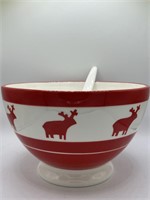 BW Next Deer Soup/Punch Bowl with Ladle