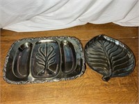 Pair of Silver Plated Trays