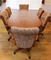 Chromcraft dining room table and chairs