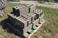 Pallet of Cement Blocks