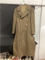 World War II Overcoat,SHAEF,Size 38R