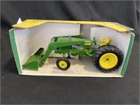 John Deere Utility Tractor with end loader, 1/16