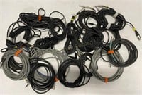 18 Various Mic, XLR Audio Cables